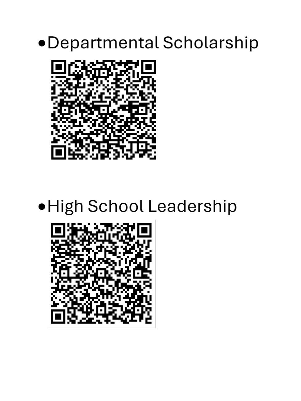 Scholarship Application