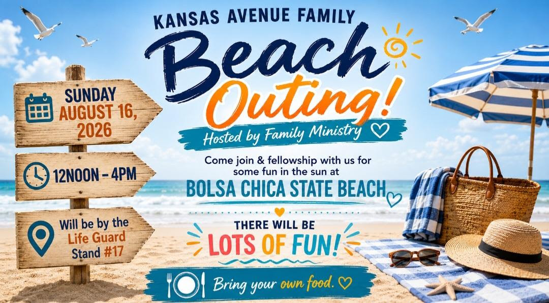 Kansas Avenue Family Beach Outing