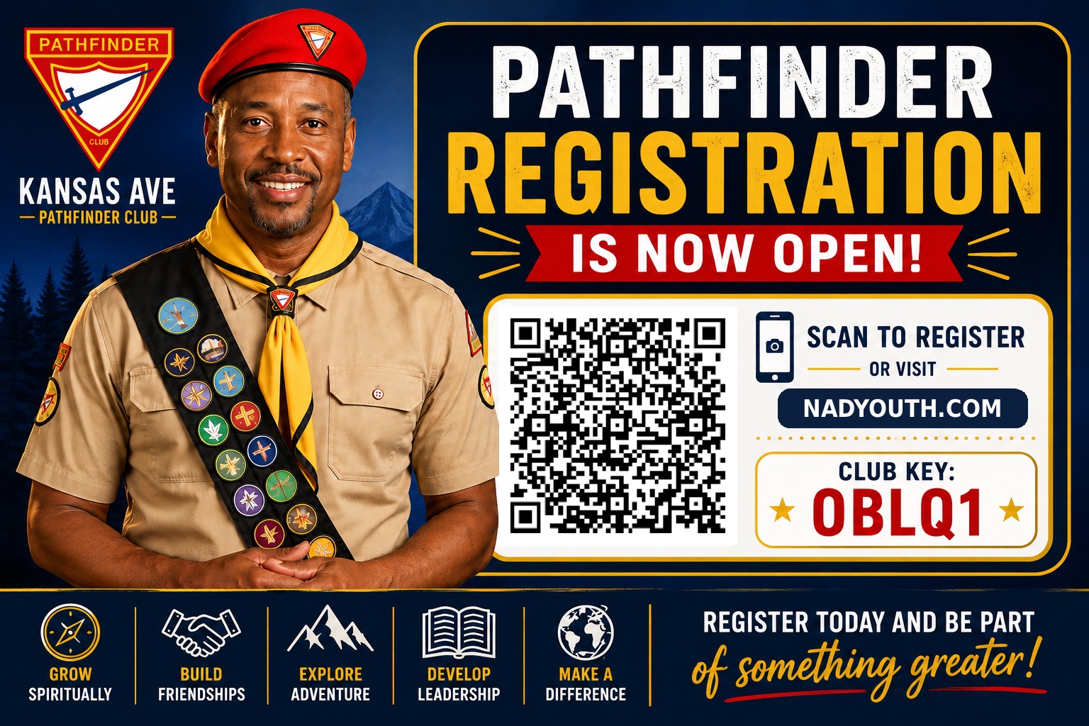 Pathfinder Club Registration